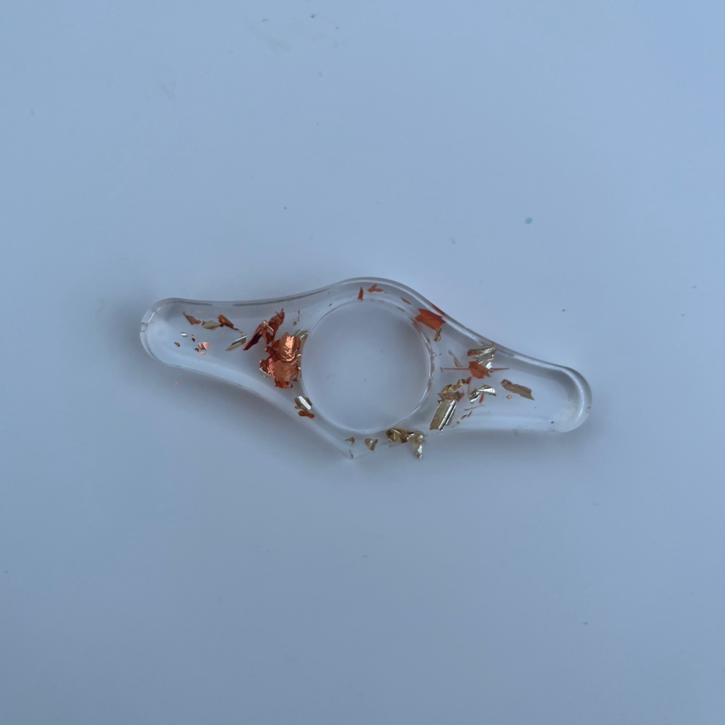 Bague de lecture champagne et or