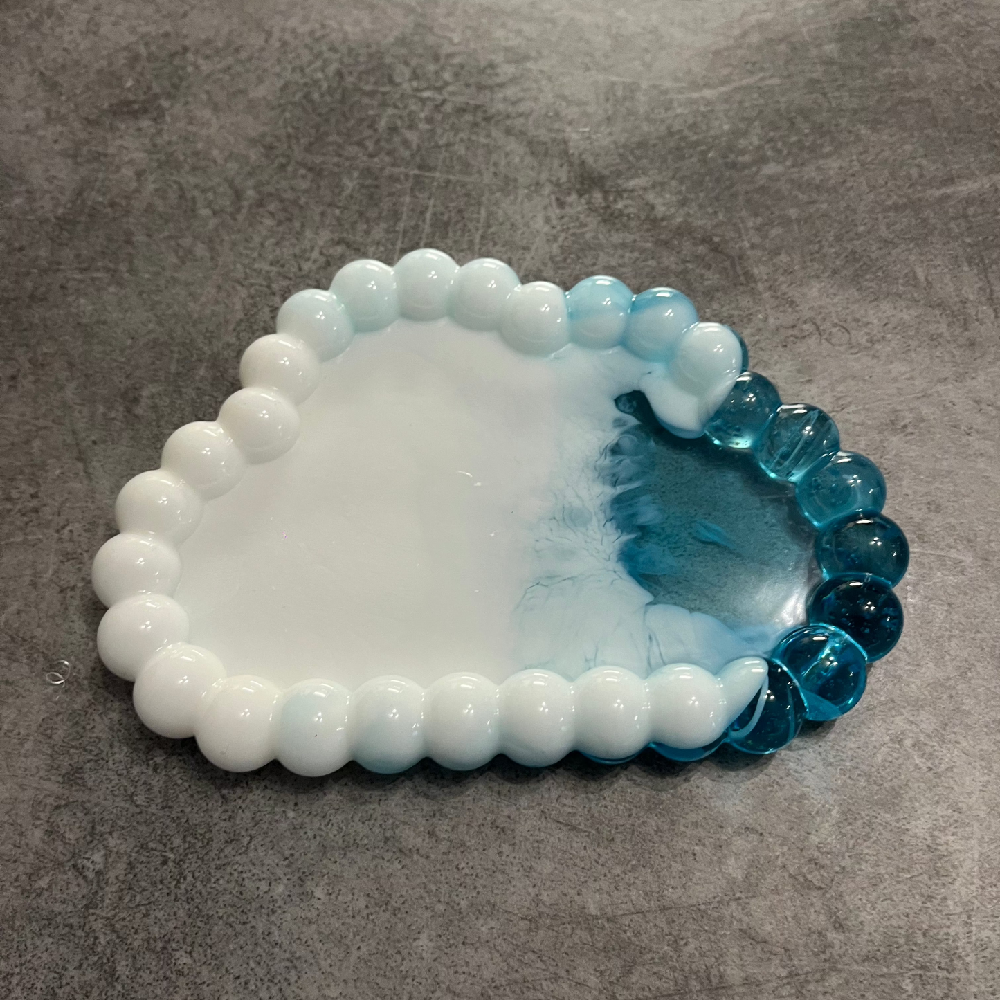 Vide poche nuage bulle bleu et blanc