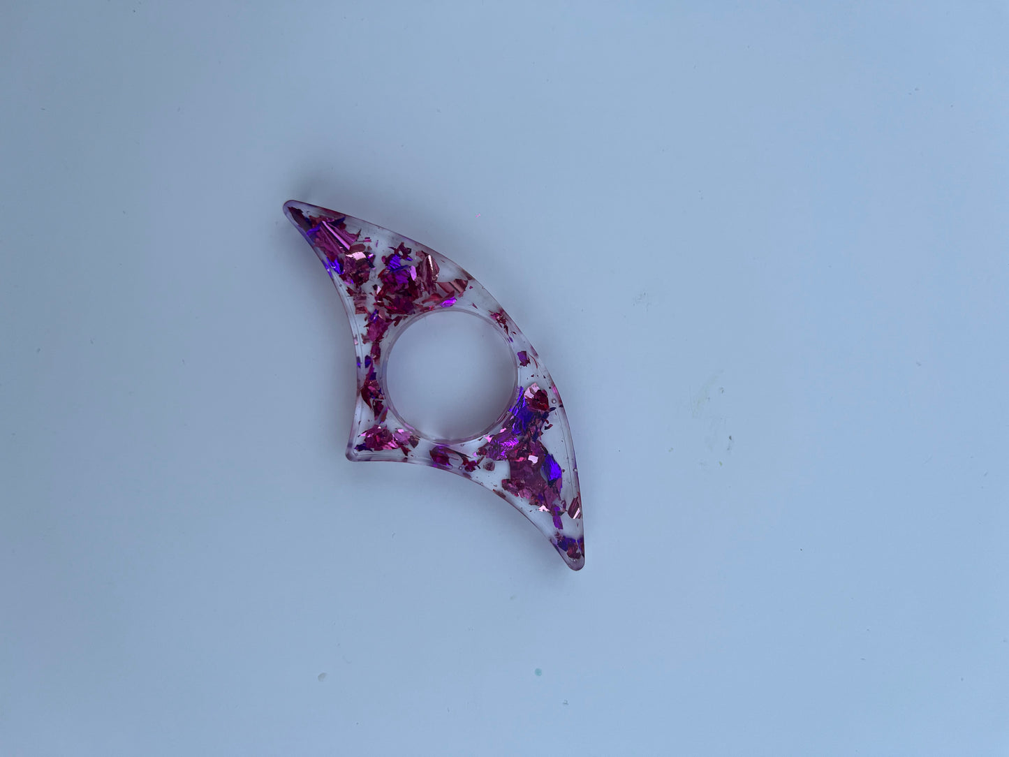 Bague de lecture violet et rose